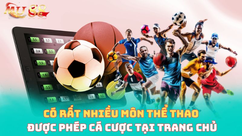 có nhiều môn thể thao tại mu88